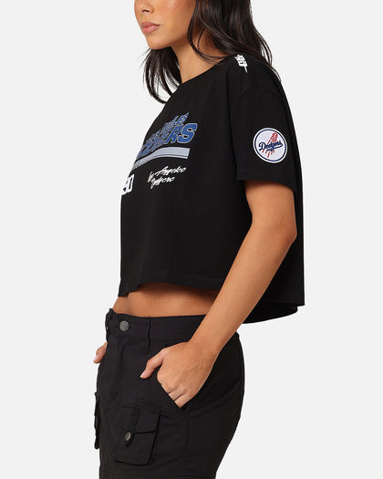 Pro Standard Women's Los Angeles Dodgers Boxy Cropped T-Shirt Black