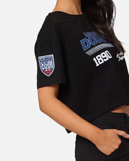 Pro Standard Women's Los Angeles Dodgers Boxy Cropped T-Shirt Black