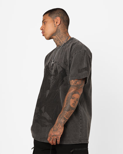 Goat Crew X DC Batman Issue #423 Noir Heavyweight Vintage T-Shirt Black Wash