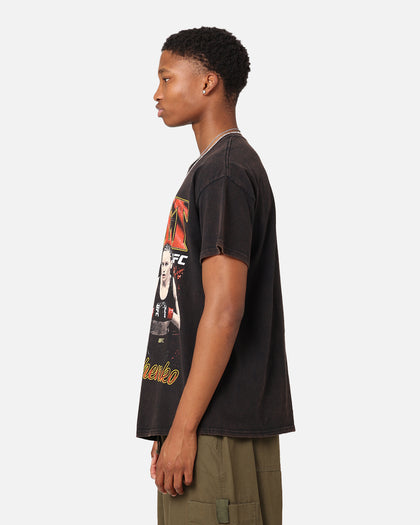 UFC By Goat Crew Valentina Shevchenko Vintage T-Shirt Black Wash