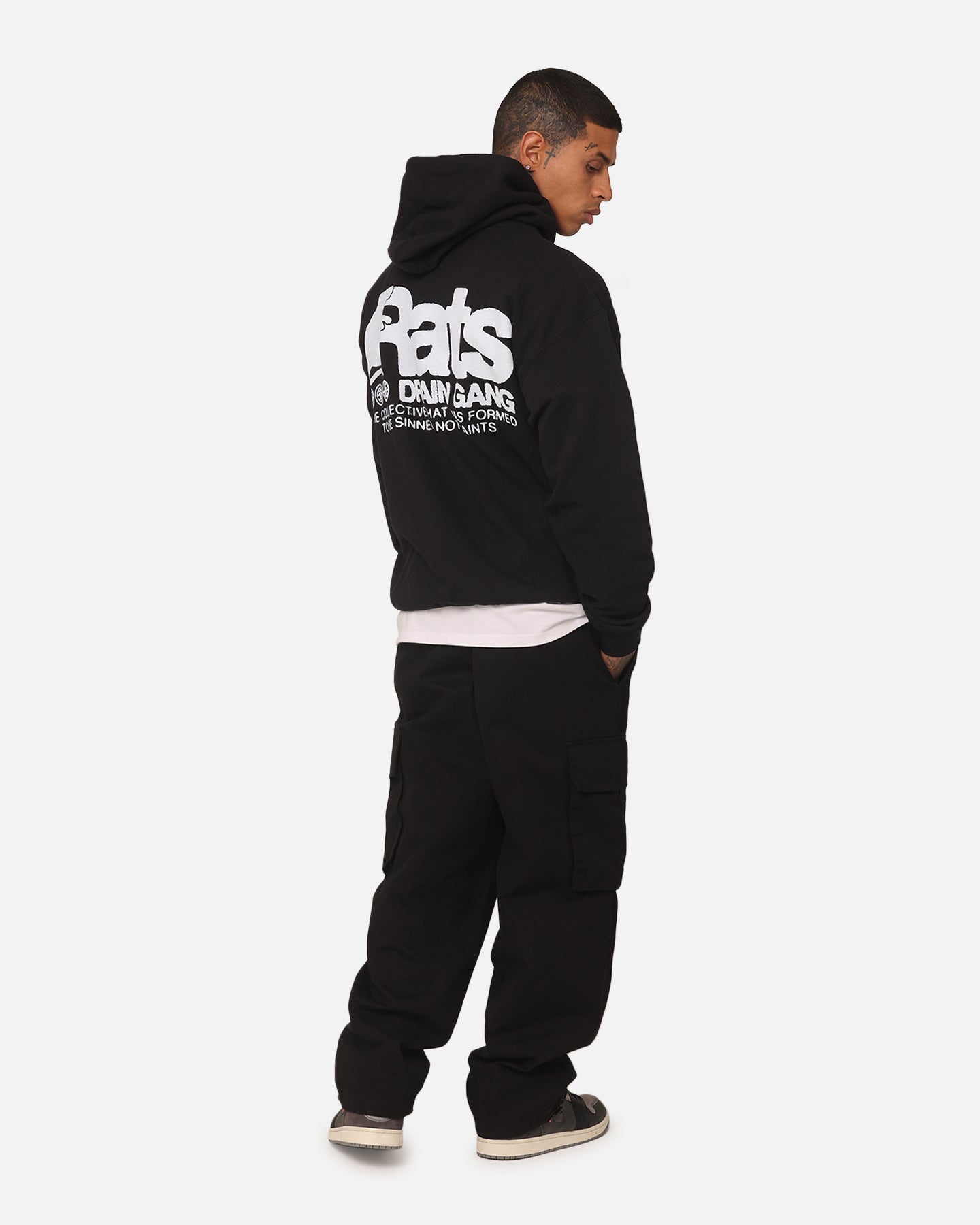 Rats Get Fat Drain Gang Hoodie Black | Culture Kings US