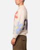 X-Large Flower And Peace Recycled Knit Sweater Off White