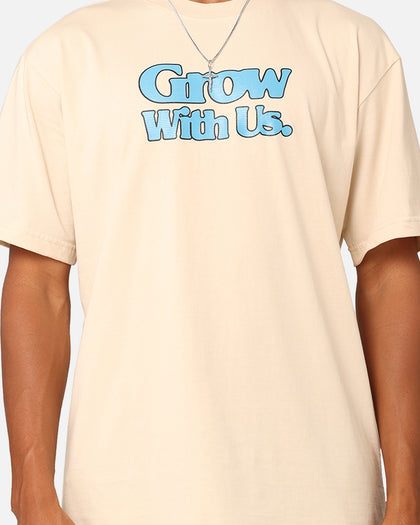 Market Grow With Us T-Shirt Ecru