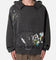 MNML Destroyed Painter Hoodie Vintage Black