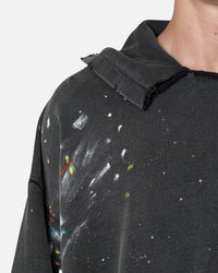 MNML Destroyed Painter Hoodie Vintage Black