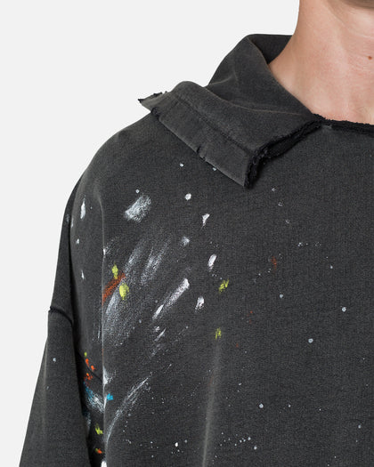 MNML Destroyed Painter Hoodie Vintage Black