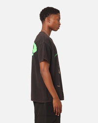 Goat Crew X DC Batman The Riddler Vintage T-Shirt Black Wash