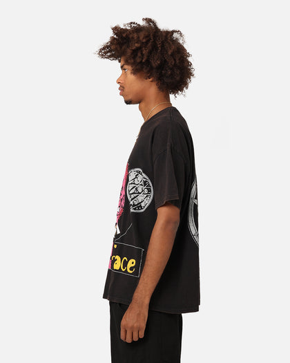 Goat Crew X DC Batman Two Face Vintage T-Shirt Black Wash