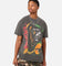 Marvel Doctor Doom Heavyweight Vintage T-Shirt Black Wash