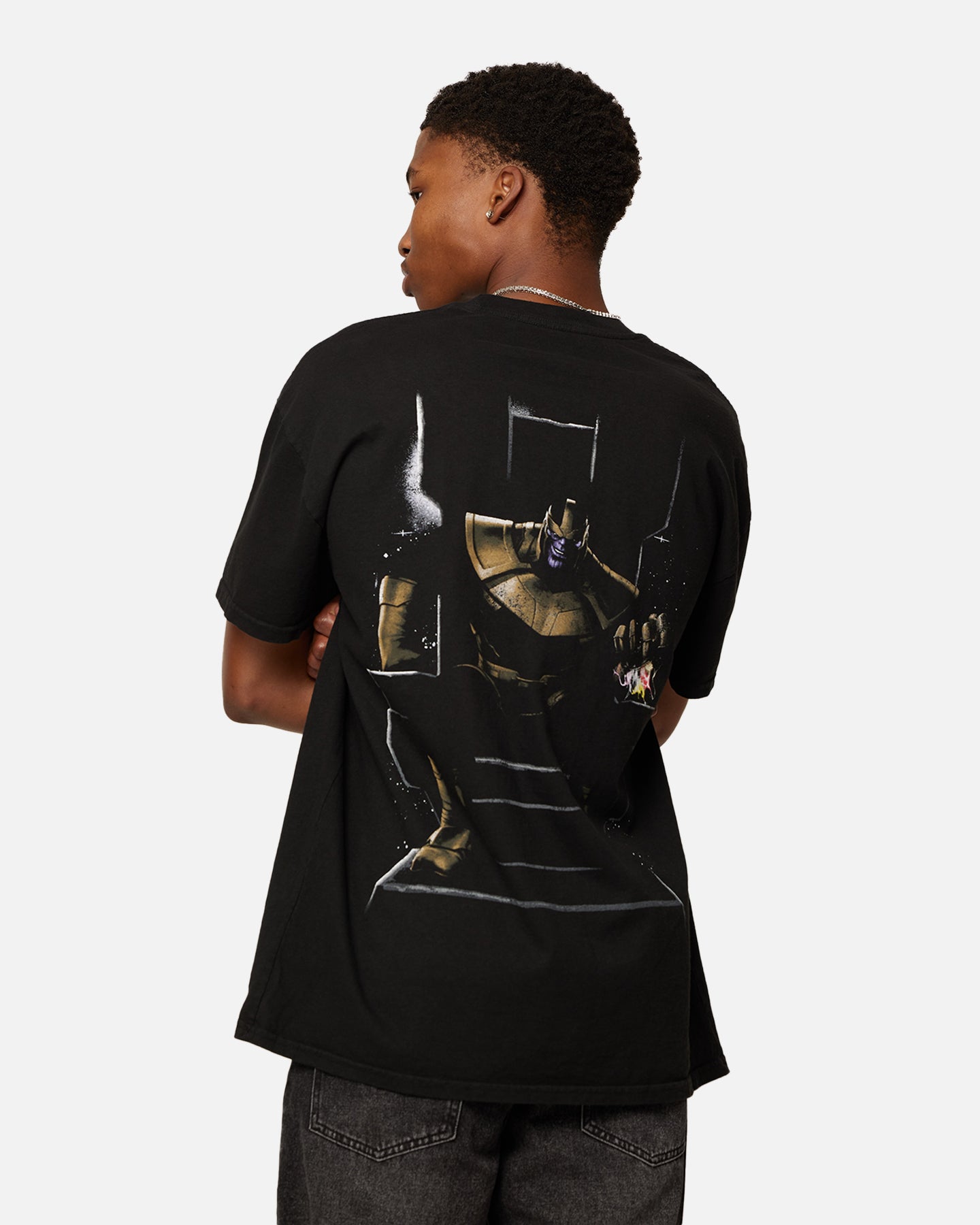 Marvel Thanos Heavyweight T-Shirt Black | Culture Kings US