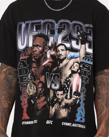 UFC By Goat Crew 293 Card Vintage T-Shirt Black Wash