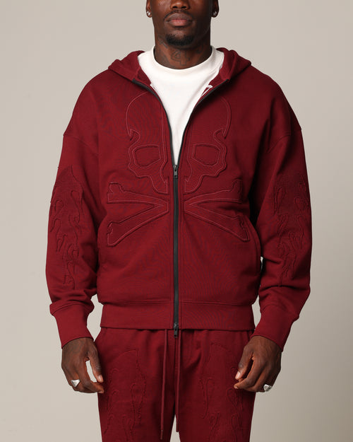 Saint Morta Hellfire Zip Hoodie Lava