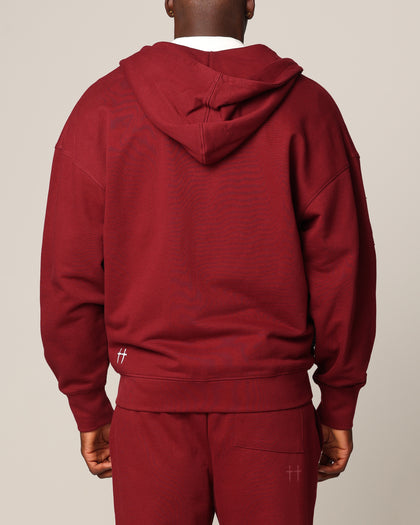 Saint Morta Hellfire Zip Hoodie Lava