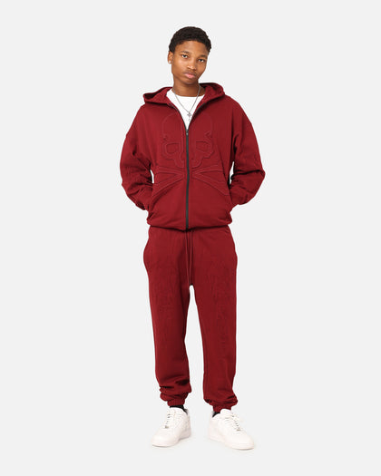 Saint Morta Hellfire Zip Hoodie Lava