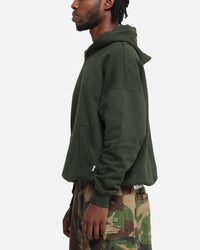 Carré Blanc Oversized Hoodie Dark Green
