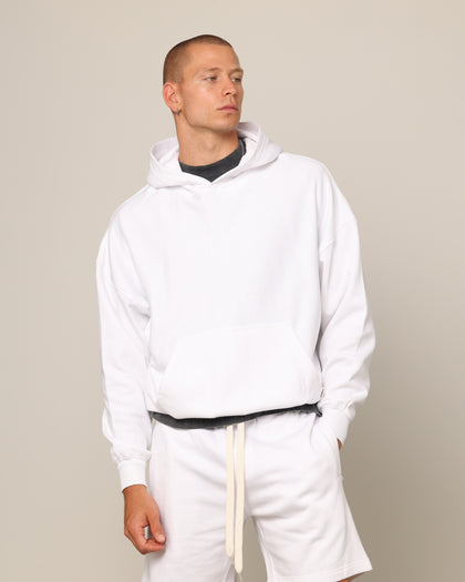 Carré Blanc Oversized Hoodie White