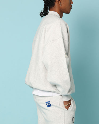 Carré Patchwork Oversized Crewneck Grey Marle