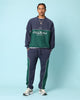 Carré Paris Dice Club Oversized Panel Crewneck Forest Green/Midnight