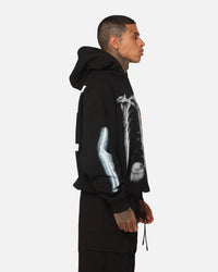 Loiter Ribcage Vintage Hoodie Black