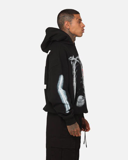 Loiter Ribcage Vintage Hoodie Black