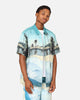 X-Large Graffiti Pool Rayon Short Sleeve Shirt Multi