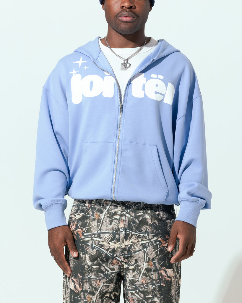 Loiter Cloud 9 Zip Hoodie Blue | Culture Kings US