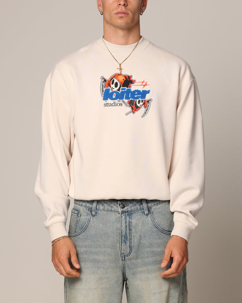 Loiter Elevate Crewneck Off White