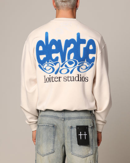 Loiter Elevate Crewneck Off White