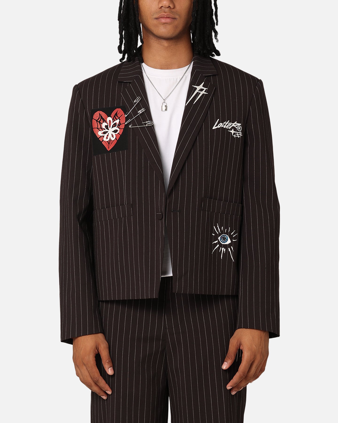 Loiter Heartache Blazer Pinstripe | Culture Kings US