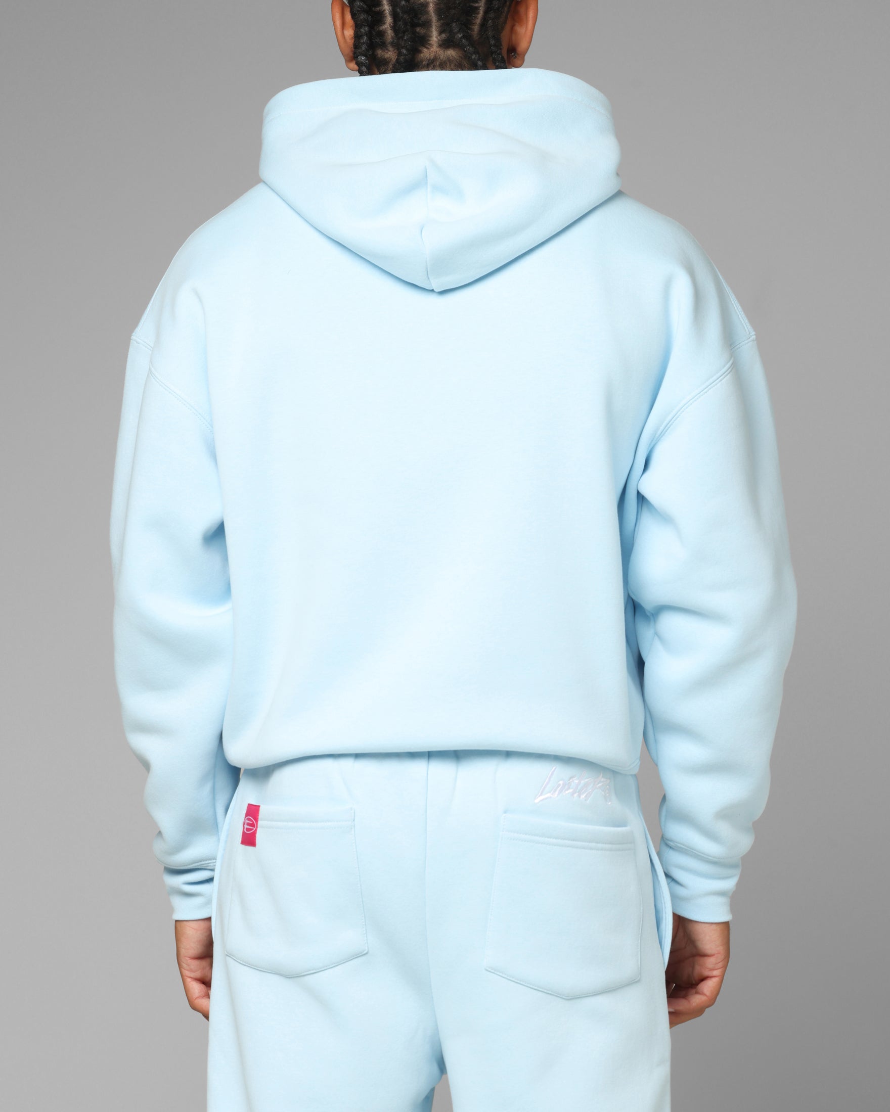 Loiter Hybrid Hoodie Light Blue | Culture Kings US