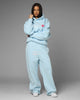 Loiter Hybrid Hoodie Light Blue