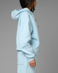 Loiter Hybrid Hoodie Light Blue