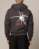 Loiter Spider Zip Hoodie Charcoal