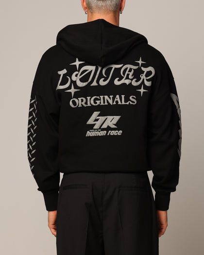 Loiter Instinct Hoodie Black