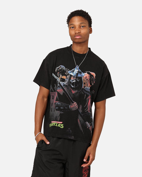 Nickelodeon Tartarughe Ninja T-Shirt, Nero, 4XL (Tall) (Plus) Uomo Nickelodeon Tartarughe Ninja T-Shirt, Nero, 4XL (Tall) (Plus) Uomo