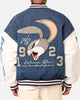 American Thrift X Warner Bros. 100 Years Varsity Jacket Blue/Cream