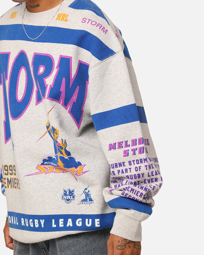 Mitchell & Ness Melbourne Storm Team Crewneck Grey Marle