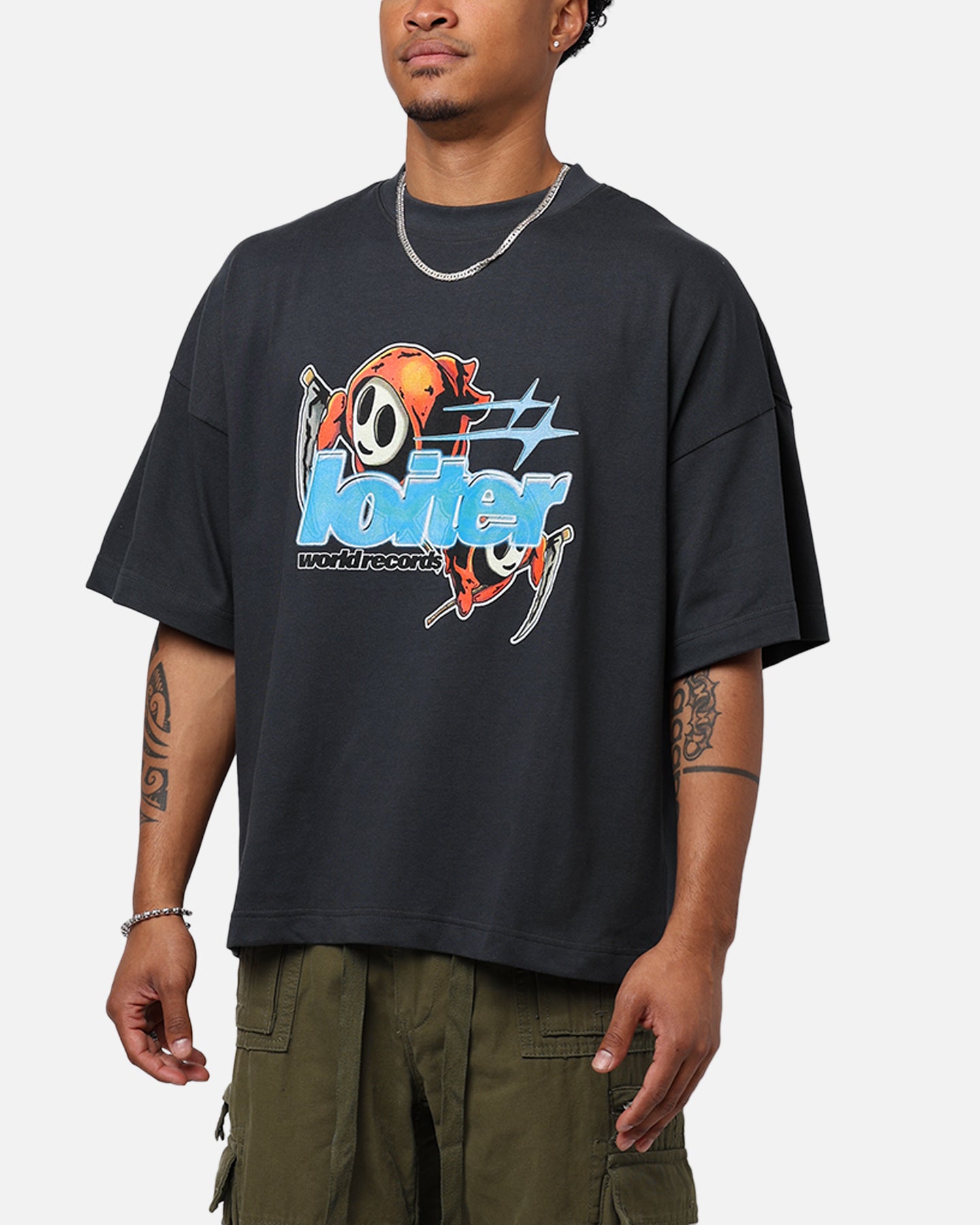 ☕新品L PaulRodgers WorldTour'97 オフィシャルTシャツ Loiter Elevate Box T-Shirt Charcoal | Culture Kings US