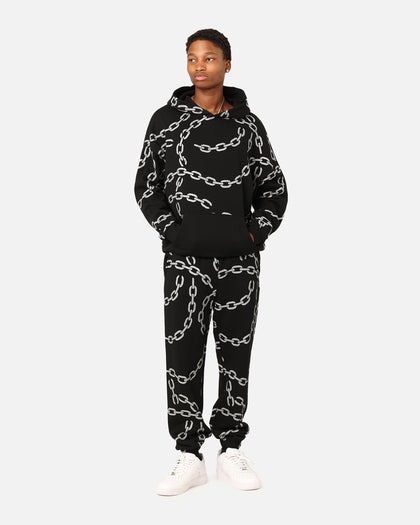 Saint Morta Chain Hoodie Black/Black