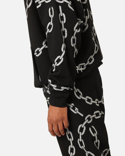 Saint Morta Chain Hoodie Black/Black