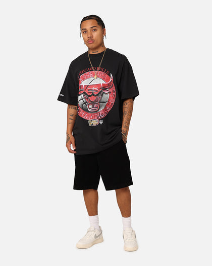 Mitchell & Ness Chicago Bulls 1998 Game 6 T-Shirt Faded Black