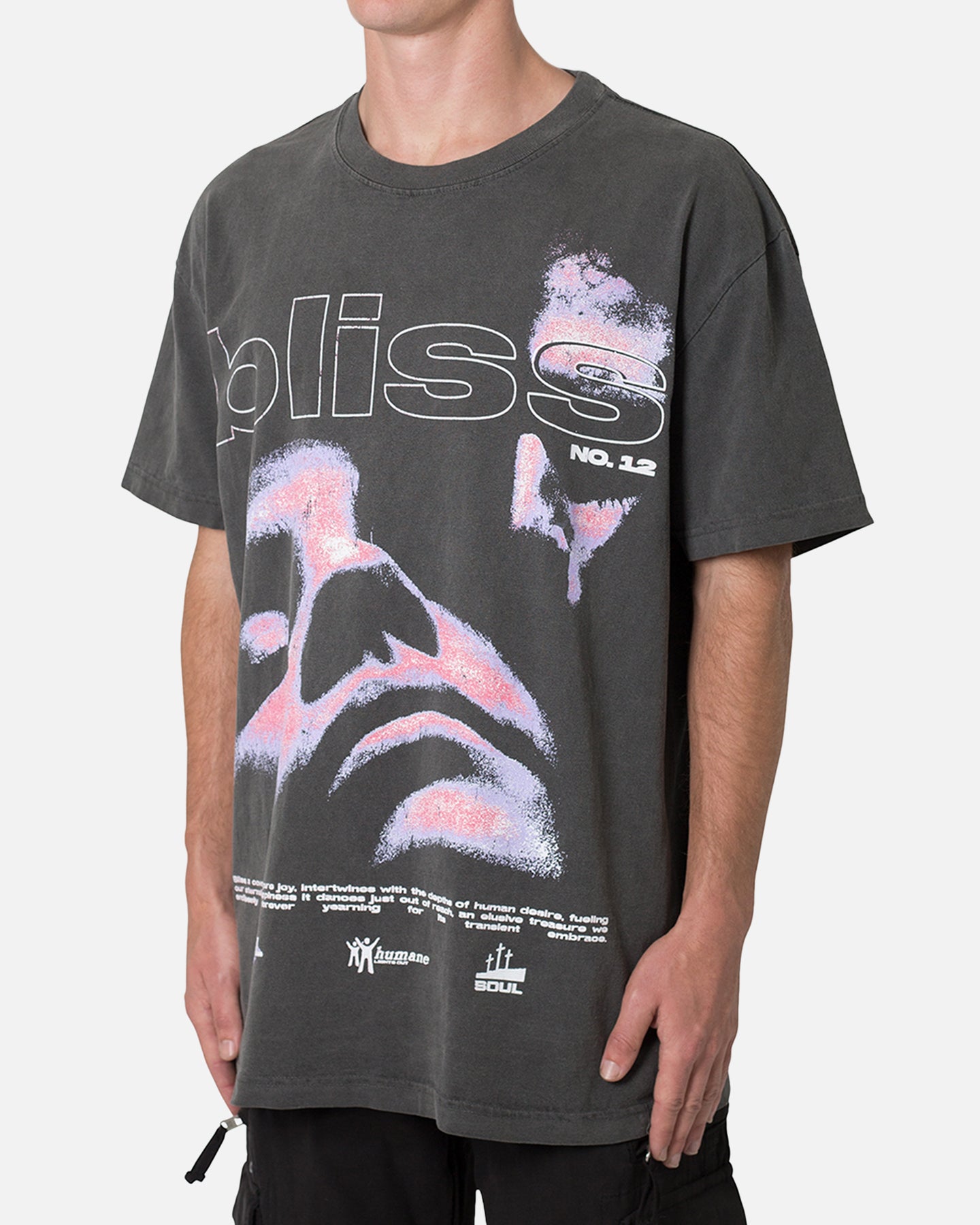 MNML Bliss T-Shirt Washed Black | Culture Kings US
