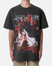 MNML Peroxide Band T-Shirt Washed Black