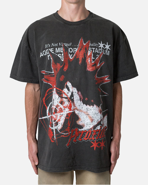 MNML Peroxide Band T-Shirt Washed Black