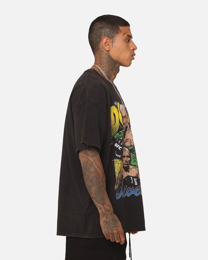 UFC By Goat Crew Charles "Do Bronx" Oliveira Charles The Champ Vintage T-Shirt Black Wash