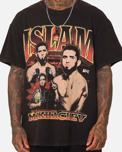 UFC By Goat Crew Islam Makhachev Vintage T-Shirt Black Wash