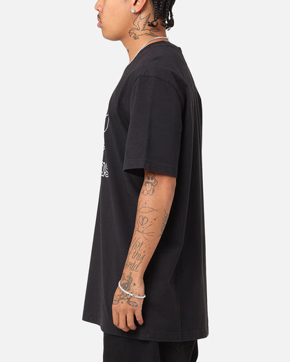 Adidas Outline Trefoil T-Shirt Black