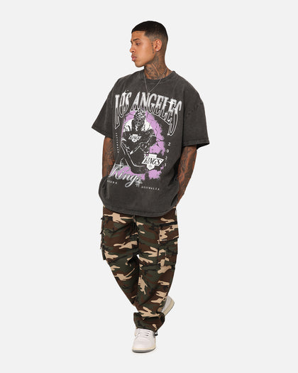 Culture Kings X NHL Los Angeles Kings Global Series Team Vintage Heavyweight T-Shirt Black
