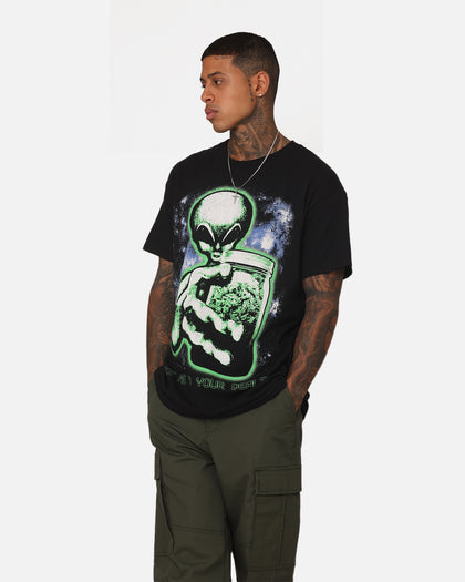 Goat Crew 420 Alien T-Shirt Black