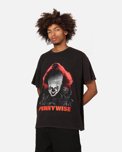 Goat Crew X Warner Bros. Entertainment Pennywise Face Vintage T-Shirt Black Wash
